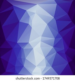 Blue Polygonal Lowpoly Unique Artistic Geometric Background