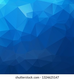 Blue Polygonal Mosaic Background
