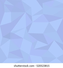Blue polygonal mosaic background. 3D vector illustration. Abstract geometric design.