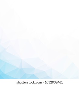Blue Polygonal Mosaic Background, Creative Design Templates