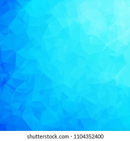 Blue Polygonal Mosaic Background, Creative Design Templates