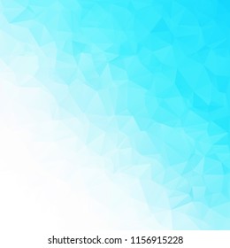 Blue Polygonal Mosaic Background, Creative Design Templates