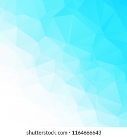 Blue Polygonal Mosaic Background, Creative Design Templates