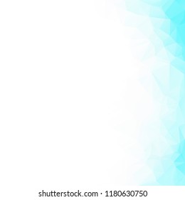 Blue Polygonal Mosaic Background, Creative Design Templates