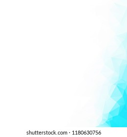 Blue Polygonal Mosaic Background, Creative Design Templates