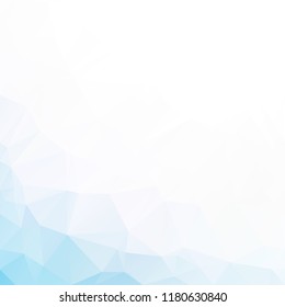 Blue Polygonal Mosaic Background, Creative Design Templates