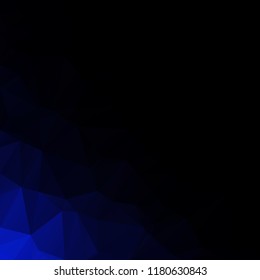 Blue Polygonal Mosaic Background, Creative Design Templates