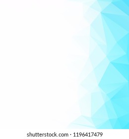 Blue Polygonal Mosaic Background, Creative Design Templates