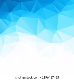 Blue Polygonal Mosaic Background, Creative Design Templates