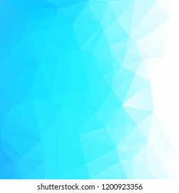 Blue Polygonal Mosaic Background, Creative Design Templates