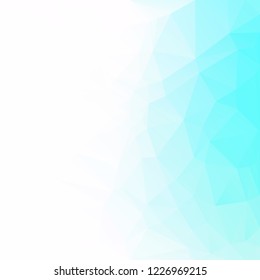 Blue Polygonal Mosaic Background, Creative Design Templates