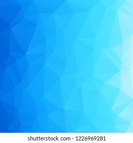 Blue Polygonal Mosaic Background, Creative Design Templates