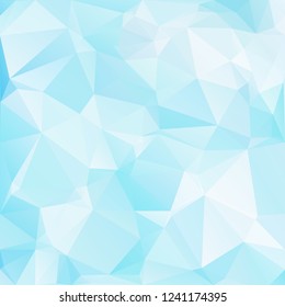 Blue Polygonal Mosaic Background, Creative Design Templates