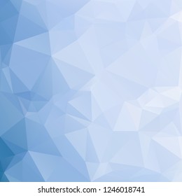 Blue Polygonal Mosaic Background, Creative Design Templates
