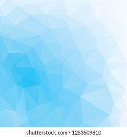 Blue Polygonal Mosaic Background, Creative Design Templates