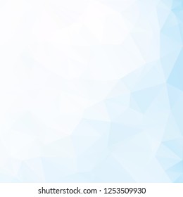 Blue Polygonal Mosaic Background, Creative Design Templates