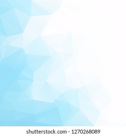 Blue Polygonal Mosaic Background, Creative Design Templates