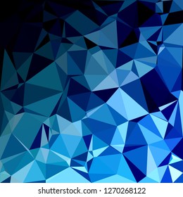Blue Polygonal Mosaic Background, Creative Design Templates