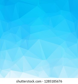 Blue Polygonal Mosaic Background, Creative Design Templates