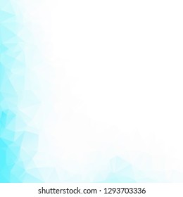 Blue Polygonal Mosaic Background, Creative Design Templates