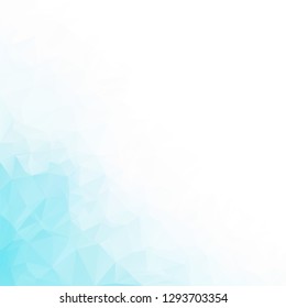 Blue Polygonal Mosaic Background, Creative Design Templates