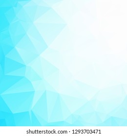 Blue Polygonal Mosaic Background, Creative Design Templates