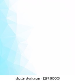 Blue Polygonal Mosaic Background, Creative Design Templates