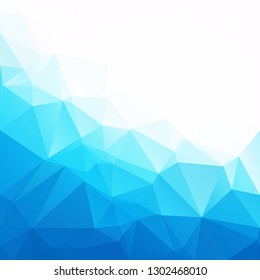 Abstract Blue Lowpoly Vector Background Stock Vector (Royalty Free ...