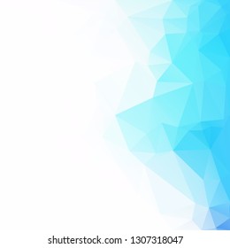Blue Polygonal Mosaic Background, Creative Design Templates
