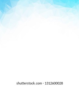 Blue Polygonal Mosaic Background, Creative Design Templates