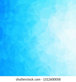 Blue Polygonal Mosaic Background, Creative Design Templates