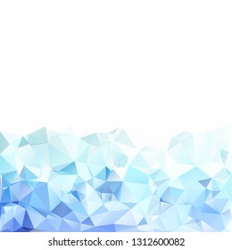 Blue Polygonal Mosaic Background, Creative Design Templates