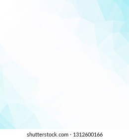 Blue Polygonal Mosaic Background, Creative Design Templates