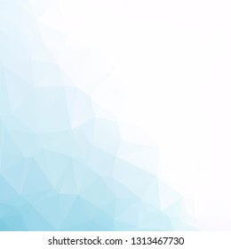 Blue Polygonal Mosaic Background, Creative Design Templates