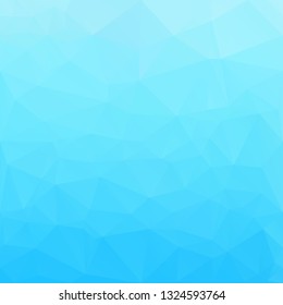 Blue Polygonal Mosaic Background, Creative Design Templates
