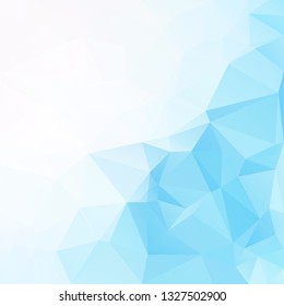 Blue Polygonal Mosaic Background, Creative Design Templates