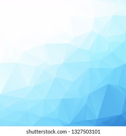 Blue Polygonal Mosaic Background, Creative Design Templates