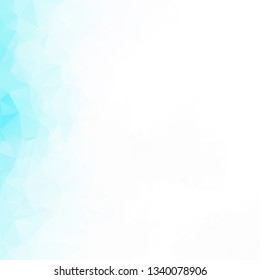 Blue Polygonal Mosaic Background, Creative Design Templates