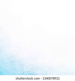 Blue Polygonal Mosaic Background, Creative Design Templates