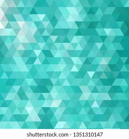 Blue Polygonal Mosaic Background, Creative Design Templates