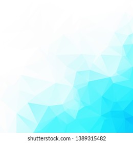 Blue Polygonal Mosaic Background, Creative Design Templates