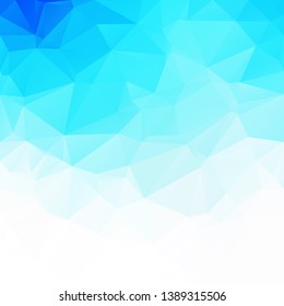 Blue Polygonal Mosaic Background, Creative Design Templates