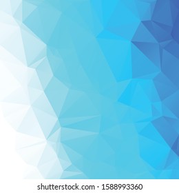 Blue Polygonal Mosaic Background, Creative Design Templates