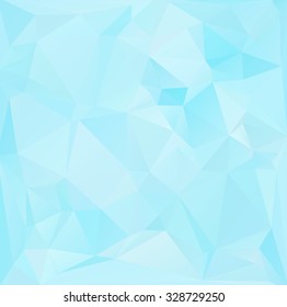 Blue Polygonal Mosaic Background, Creative Design Templates