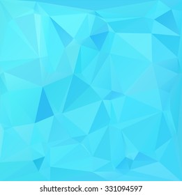 Blue Polygonal Mosaic Background, Creative Design Templates