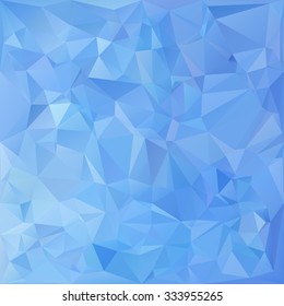 Blue Polygonal Mosaic Background, Creative Design Template