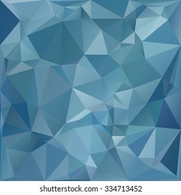 Blue Polygonal Mosaic Background, Creative Design Templates