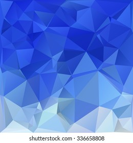 Blue Polygonal Mosaic Background, Creative Design Templates