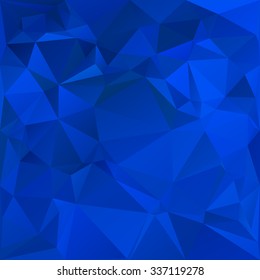 Blue Polygonal Mosaic Background, Creative Design Templates