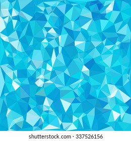 Blue Polygonal Mosaic Background, Creative Design Templates